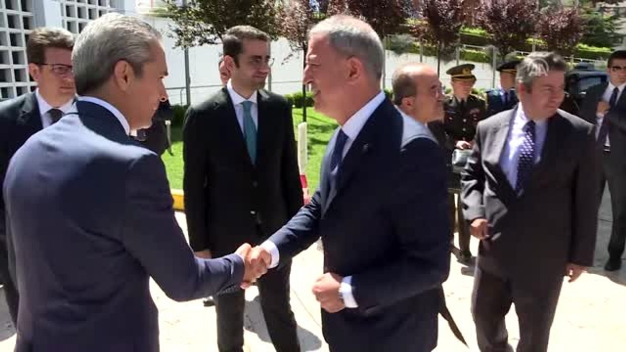 Milli Savunma Bakanı Akar - ABD heyeti ile görüşmeler