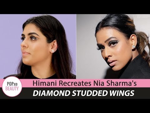 Himani Recreates Nia Sharma's Diamond Studded Wings - POPxo