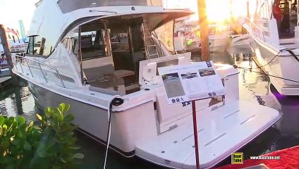 2019 Riviera 39 Sports Yacht - Deck, Interior and Bridge Walkthrough - 2019 Miami Boat Show