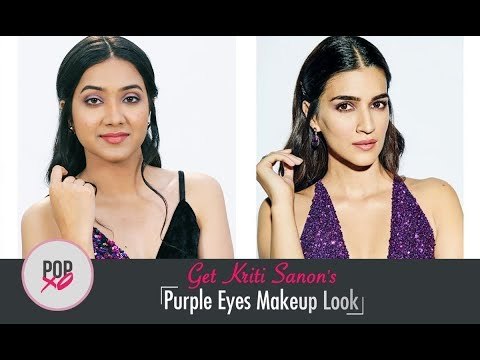 Get Kriti Sanon's Purple Eyes Makeup Look - POPxo