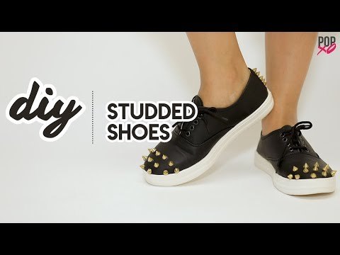 DIY Studded Shoes - POPxo Fashion