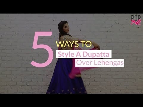 5 Different Lehenga Dupatta Draping Styles - POPxo Fashion