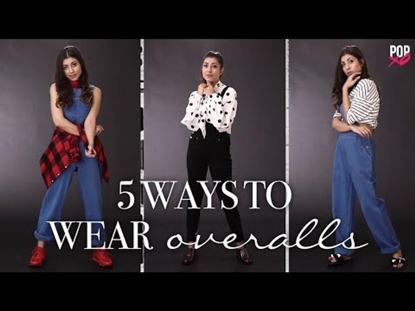 ⁣5 Ways To Style Your Overalls | How To Style Dungarees - POPxo Fashion
