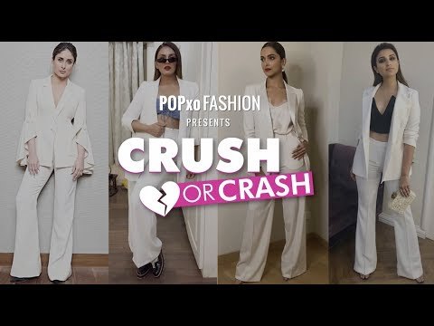 Crush Or Crash: Who Wore It Better - White Pantsuit - Episode 33 - POPxo Fashion