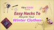 Easy Hacks To Recycle Your Winter Clothes - POPxo Fashion