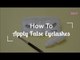 How To Apply False / Fake Eyelashes For Begineers | DIY | Step By Step Tutorial - POPxo Beauty