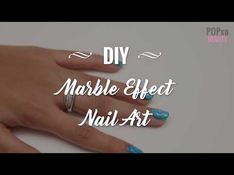 How To DIY Marble Nail Art At Home | Tutorial | Nail Art Designs - POPxo Beauty