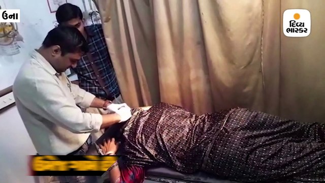 ઉમેજ ગામમાં ઝુપડપટ્ટીમાં પરિવાર સૂતો હતો ત્યારે દીપડાએ મહિલા પર હુમલો કર્યો