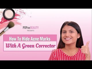 How To Hide Acne Marks With A Green Corrector - POPxo Beauty