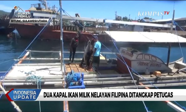 Lakukan “Illegal Fishing”, Dua Kapal Ikan Milik Nelayan Filipina Ditangkap Petugas