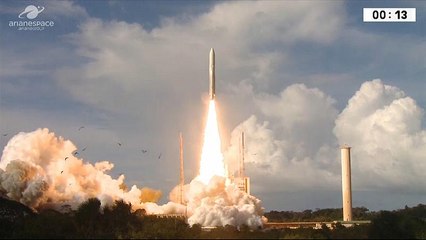 Watch: ESA launches high-speed network into atmosphere atop a rocket