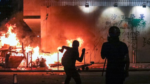 As it happened: Hong Kong citywide strike brings chaos and gridlock