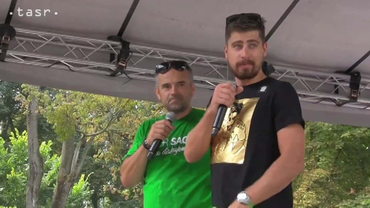 Peter Sagan sa v Bratislave stretol so svojimi fanúšikmi
