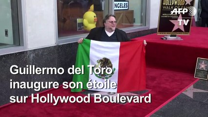 Guillermo del Toro reçoit une étoile sur Hollywood Boulevard