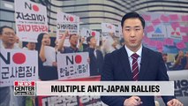Multiple anti-Japan rallies held near Japanese embassy in Seoul
