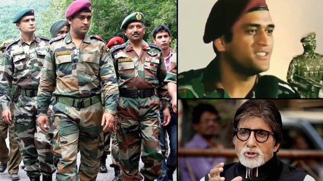 MS Dhoni Entertains Territorial Army Battalion-Soldiers With Big B Song || Oneindia Telugu