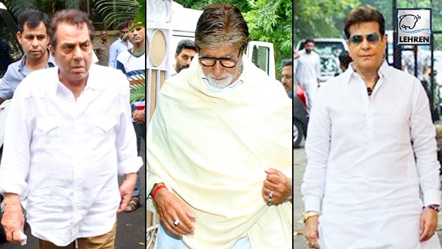 Bollywood Celebs Attend Veteran Director J Om Prakash's Last Rites