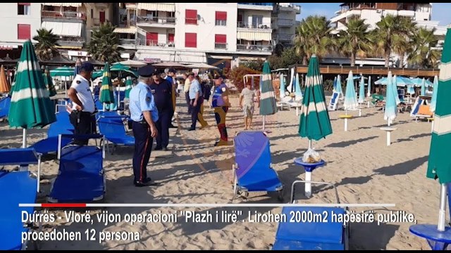 Report TV - Lirohen 2000m2 plazh në Durrës, procedohen 6 pronarë subjektesh