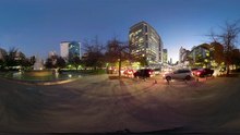 Av Isidora Goyenechea  and Plaza Loreto in Las Condes, Santiago