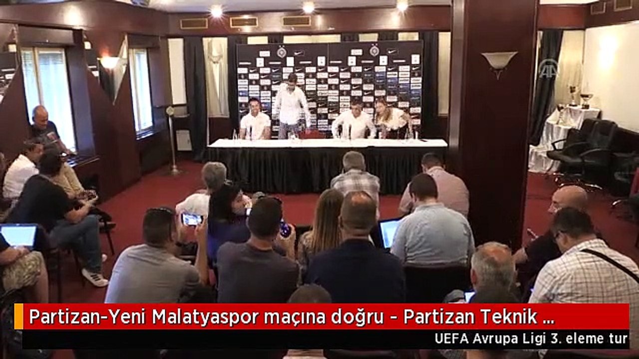Partizan-Yeni Malatyaspor maçına doğru - Partizan Teknik Direktörü Milosevic