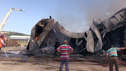 Gıda deposunda yangın (1) - ANKARA