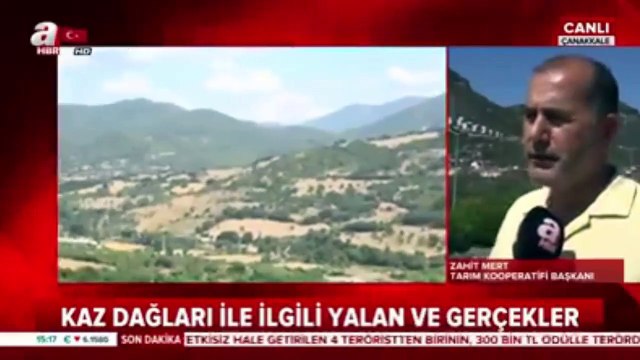 Kaz Dağları yok ediliyor çığırtkanlığı yapan CHP'lilerin, bölgede arazi ve villası var!