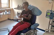 Georgette Polizzi è più forte della sclerosi multipla: foto durante la terapia di sei ore