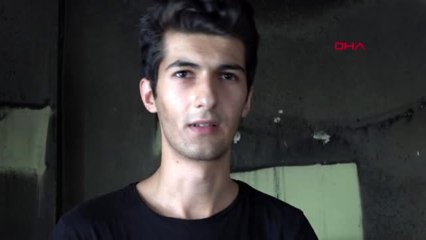 Canını kurtaran esnafla kucaklaştı