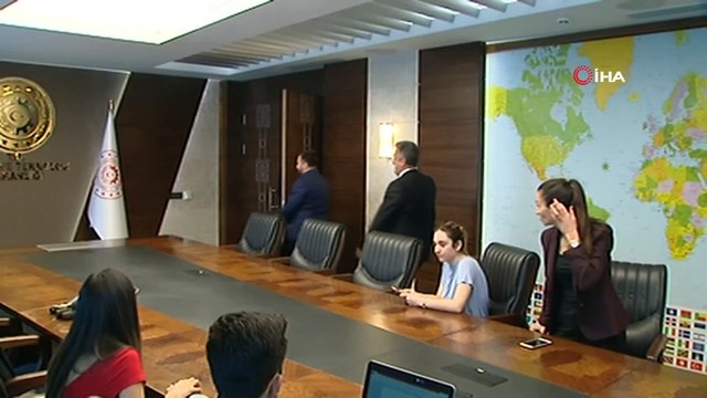 ANKARA) Sanayi ve Teknoloji Bakanı Mustafa Varank, Türkiye Uzay Ajansı Başkanı Serdar Hüseyin Yıldırım’ı kabul etti