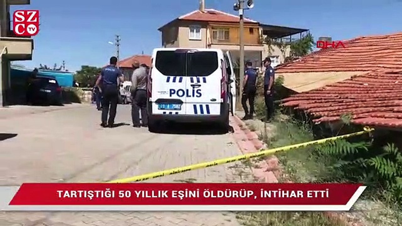 Tartıştığı 50 yıllık eşini öldürüp, intihar etti