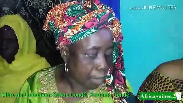 La mère du Lt Sékou Condé parle : Je demande aux autorités de m’aider à retrouver le corps de mon fils