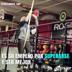 Lauren Bruzzone con 72 años asiste a una clase de Crossfit cada día
