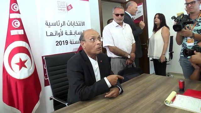 Eski Tunus Cumhurbaşkanı Merzuki cumhurbaşkanlığı adaylık başvurusunu yaptı - TUNUS