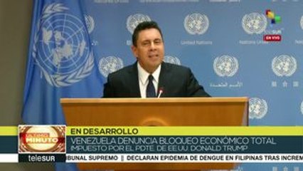 Tải video: teleSUR Noticias: ONU: Venezuela denuncia bloqueo económico total