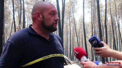 « Le véhicule s’est retrouvé coincé par les flammes »