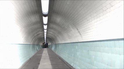 Walk through the Tyne Tunnel