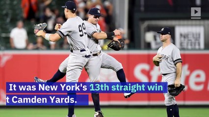 Yankees Set New Home Run Record in Visiting Ballpark in Win Over Orioles