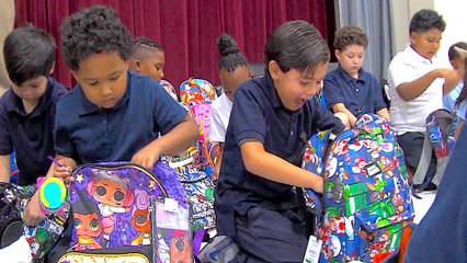 Thank You for Stuffing the Bus at Bernard Black Elementary School