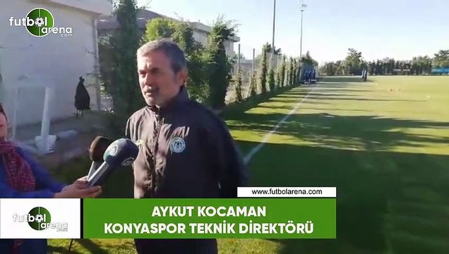Aykut Kocaman: Alternatih futbolcular iyi olursa iyi bir kadromuz olur