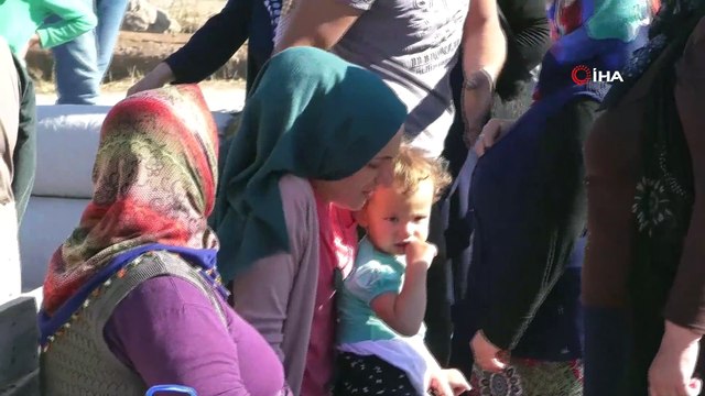 Evlerinin yanışını gözyaşı içinde izlediler