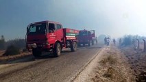 Makilik alanda çıkan yangın söndürüldü - ÇANAKKALE