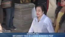 Megawati Tiba di Lokasi Kongres V PDIP