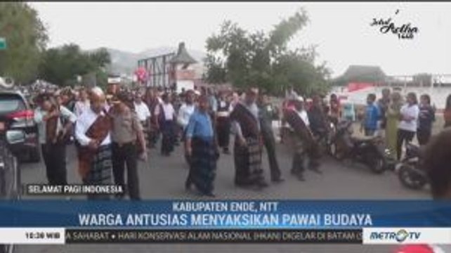 Jelang HUT RI, Pemkab Ende Gelar Pawai Budaya