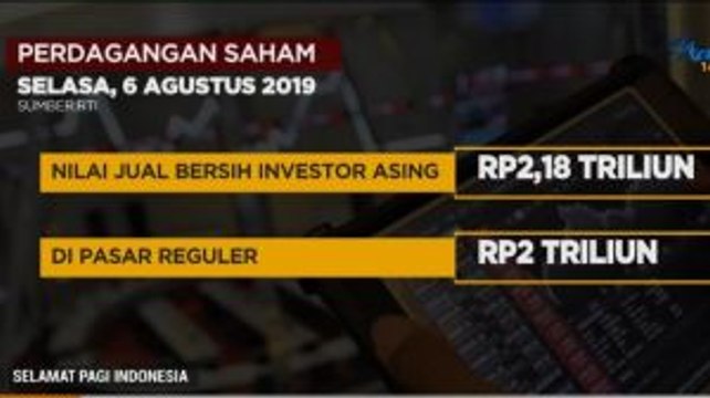 Investor Asing Jual Saham hingga Rp2 Triliun