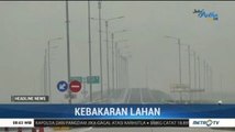 Tol Palindra Dikepung Kebakaran Lahan