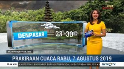 Video herunterladen: Prakiraan Cuaca Rabu 7 Agustus 2019