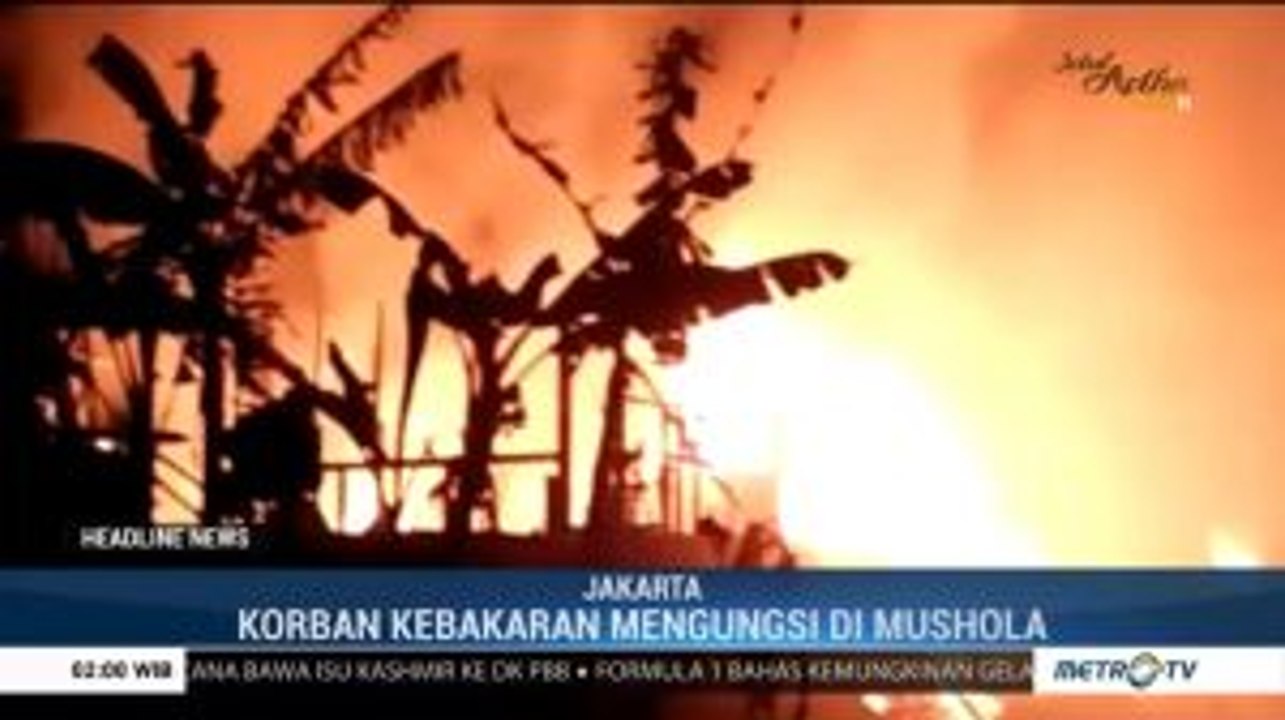 Terdengar Suara Ledakan, Puluhan Rumah Terbakar di Cilincing
