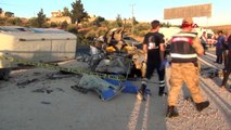 GAZİANTEP-Şanlıurfa yolunda yolcu minibüsü ile otomobil çarpıştı, ölü ve yaralılar var - 3