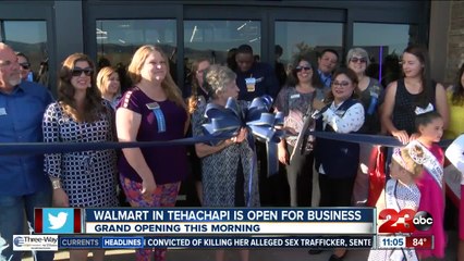 Walmart officially opens supercenter in Tehachapi