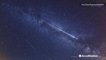 Perseid meteor shower battles the moon for night sky dominance tonight